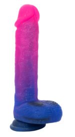 Naughty Bits Ombre Hombre XL Vibrating Dildo - - Pink/purple - Image 11