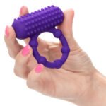 Silicone Rechargeable 5 Bead Maximus Ring - Purple - Image 7