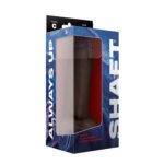 Shaft - Model C 9.5 Inch Liquid Silicone Dong With Balls - Mahogany - Image 2