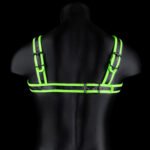 Bonded Leather Buckle Harness - Large/xlarge - Glow in the Dark - Image 2