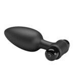 Pretty Love Vibra Butt Plug II - Black - Image 3