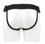 Vibrating Hollow Strap-on No Balls 8 Inch - Black - Image 5