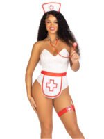 5 Pc Nurse Kit - One Size - White/red - Image 2