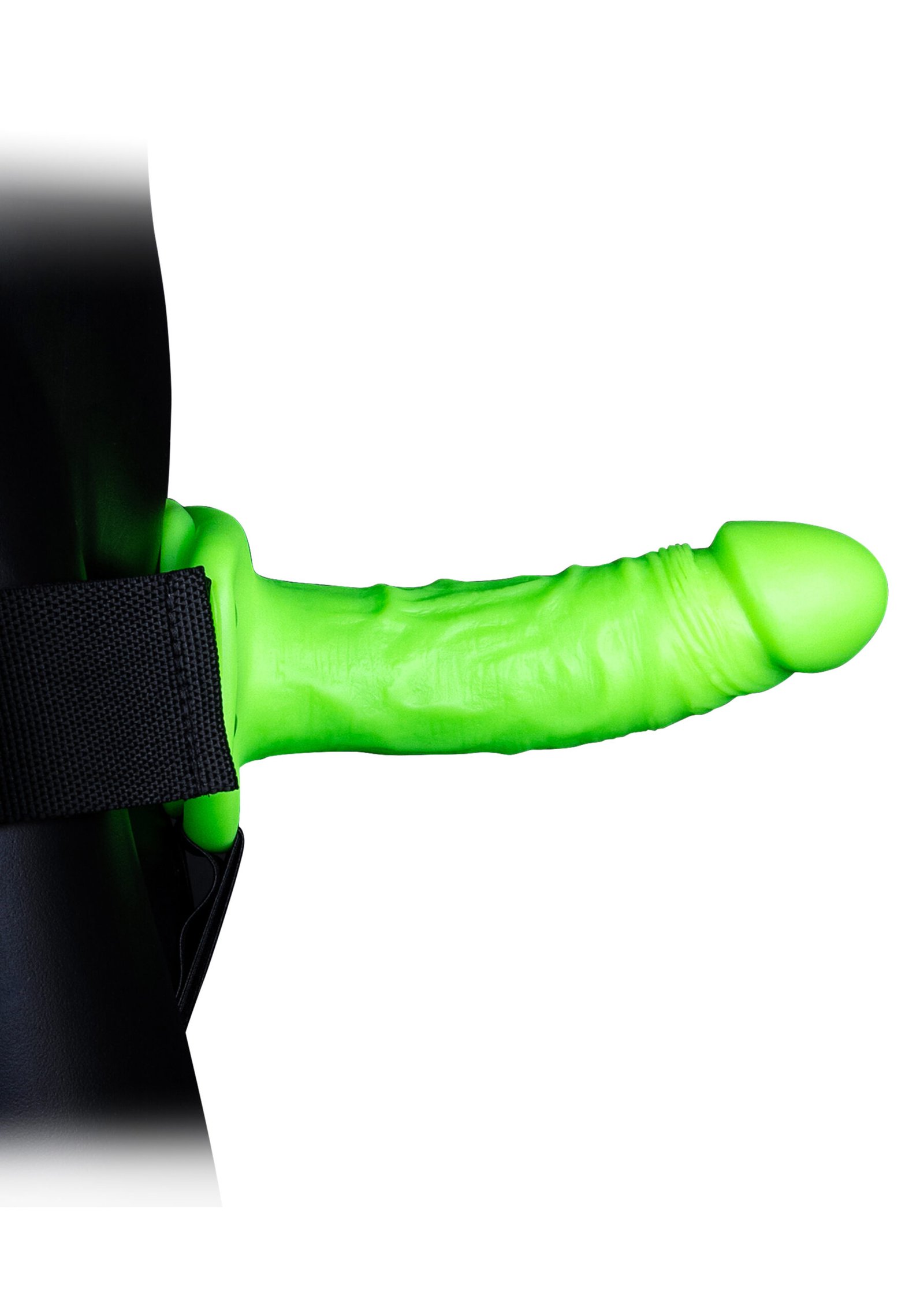 Realistic Hollow Strap-on Harness 7 Inch - Glow in the Dark image 0 Realistic Hollow Strap-on Harness 7 Inch - Glow in the Dark - Image 1