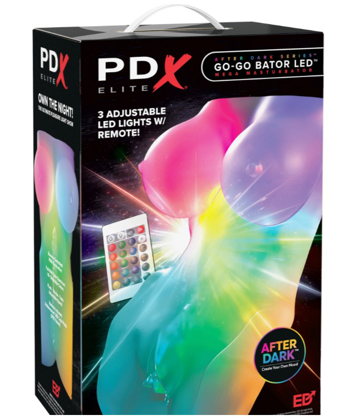 Pdx Elite After Dark Series Go-Go Bator Led Mega Masturbator - Frosted image 0 Pdx Elite After Dark Series Go-Go Bator Led Mega Masturbator - Frosted - Image 1