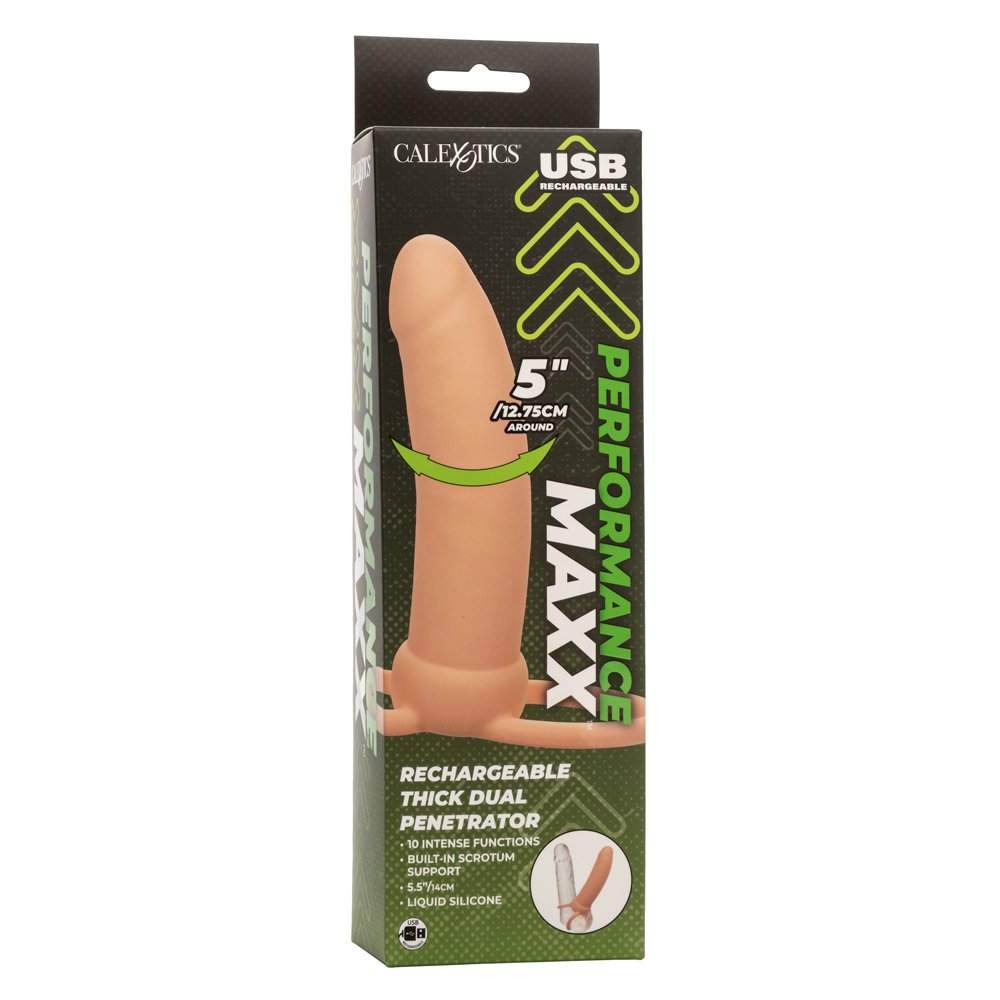 Performance Maxx Rechargeable Thick Dual Penetrator - Ivory image 0 Performance Maxx Rechargeable Thick Dual Penetrator - Ivory - Image 1