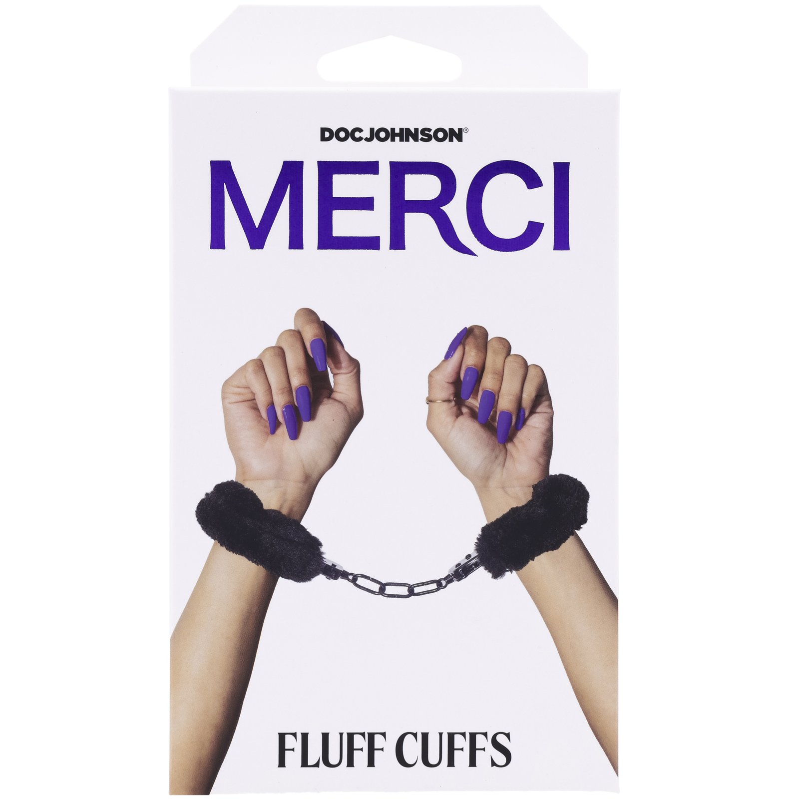 Merci - Fluff Cuffs - Black image 0 Merci - Fluff Cuffs - Black - Image 1