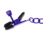 Merci - Chained Up - Nipple Clamps - Violet/black - Image 2