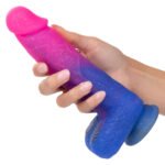Naughty Bits Ombre Hombre XL Vibrating Dildo - - Pink/purple - Image 10