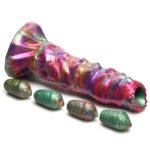 Larva Silicone Ovipositor Dildo With Eggs - Multicolor - Image 8
