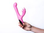 Maui 420 Series - Dual Motor G-Spot Pot Leaf - Rechargeable Vibrator - Pink - Image 6