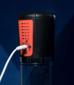 Jackson Rechargeable Penis Vacuum Pump - Orange - Image 5
