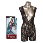 Scandal Lace Body Suit - One Size - Black - Image 4