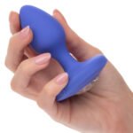 Cheeky Gems - Medium Rechargeable Vibrating Probe  - Blue - Image 8