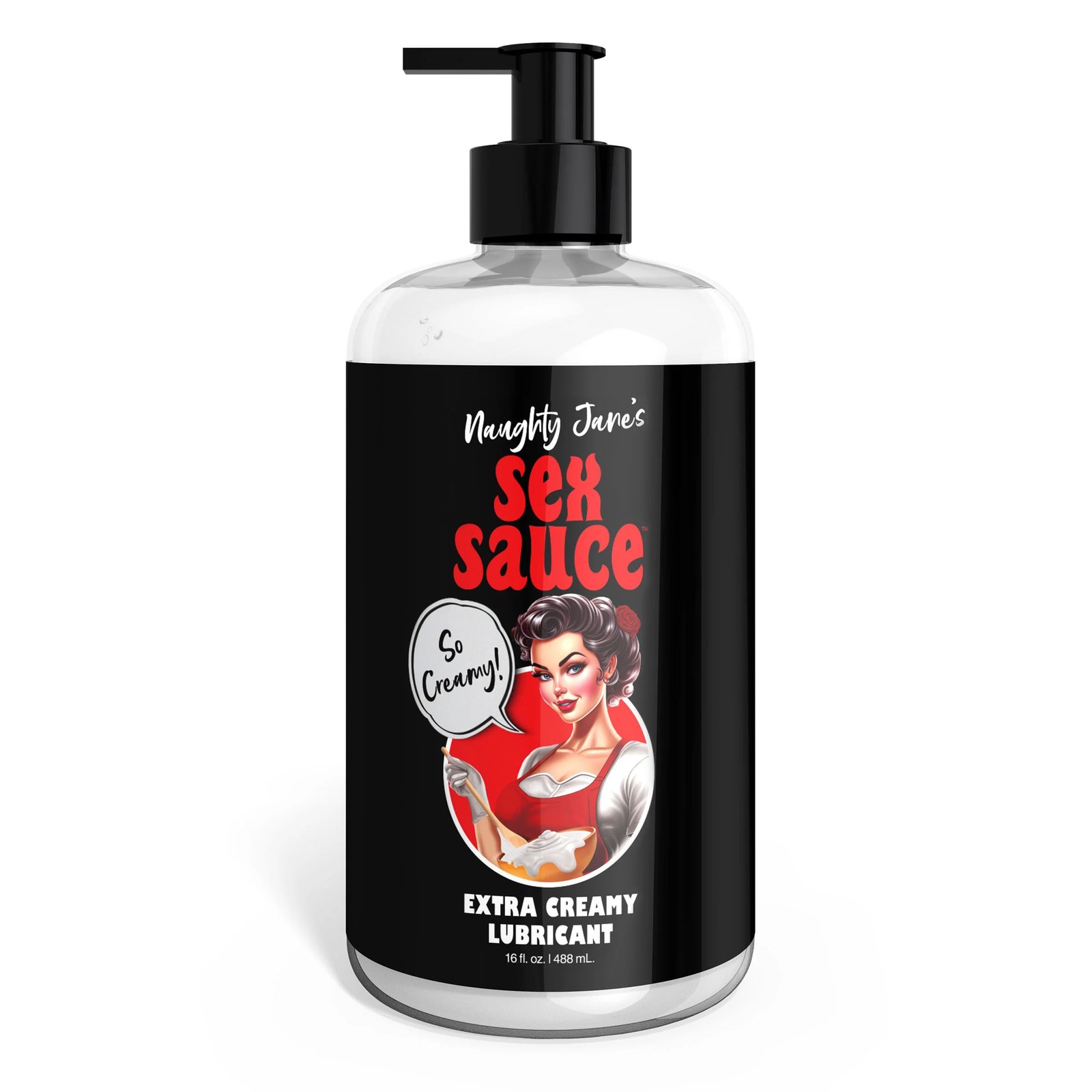 Naughty Jane's Sex Sauce Extra Creamy Lubricant 16 Oz image 0 Naughty Jane's Sex Sauce Extra Creamy Lubricant 16 Oz - Image 1