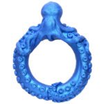 Poseidon's Octo-Ring Silicone Cock Ring - Blue - Image 2
