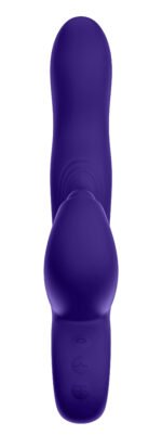 Klio Triple Action Thumping Rabbit Vibrator - Dark Purple - Image 4