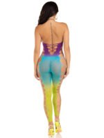Ombre Footless Bodystocking - One Size - Ocean - Image 2