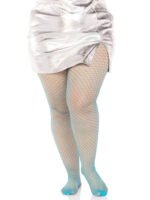 Spandex Industrial Net Tight - 1x/2x - Neon Blue - Image 4