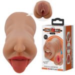 Sarah Mouth Masturbator Sleeve - Brown - Image 2