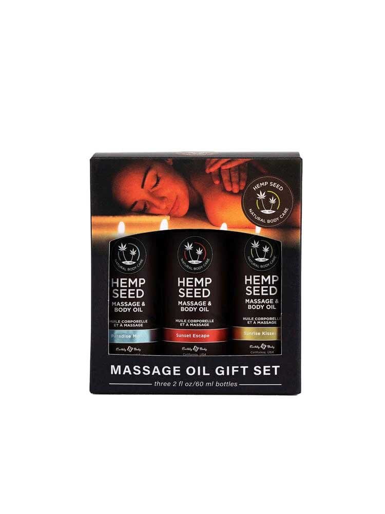 Hemp Seed Summer Massage Oil Trio Gift Set - 3 Trio Gift Set - 3 Pack - 2 Oz Bottles image 0 Hemp Seed Summer Massage Oil Trio Gift Set - 3 Trio Gift Set - 3 Pack - 2 Oz Bottles - Image 1