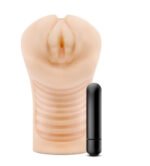 Enlust Georgia Male Masturbator With Bullet Vibrator - Beige - Image 3