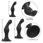 Silicone Anal Ripple Kit - Black - Image 8