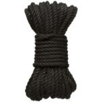 Merci - Bind and Tie - 6mm Hemp Bondage Rope - 30 Feet - Black - Image 2