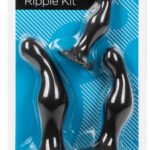 Silicone Anal Ripple Kit - Black