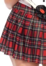 Plus Boarding School Flirt Costume - 1x/2x - White / Red - Image 2