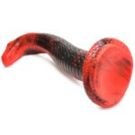 King Cobra King Cobra Silicone Dildo - Red - Image 2
