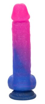 Naughty Bits Ombre Hombre XL Vibrating Dildo - - Pink/purple - Image 7