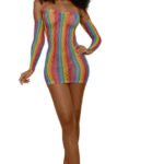 Rainbow Mini With Arm Warmers - Os - Rainbow