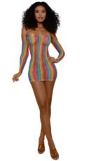 Rainbow Mini With Arm Warmers - Os - Rainbow