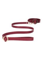 Ouch Halo - Collar With Leash - Burgundy - Image 4