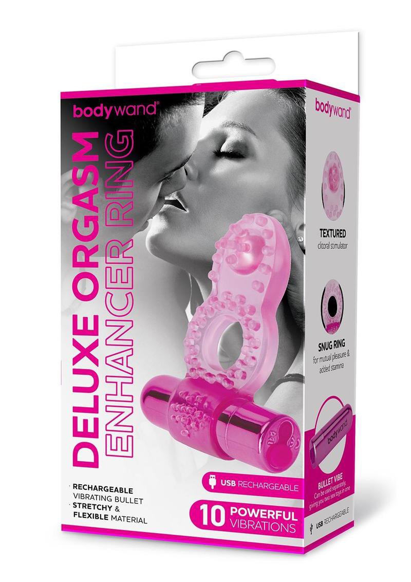 Bodywand Deluxe Orgasm Enhancer Ring - Pink image 0 Bodywand Deluxe Orgasm Enhancer Ring - Pink - Image 1