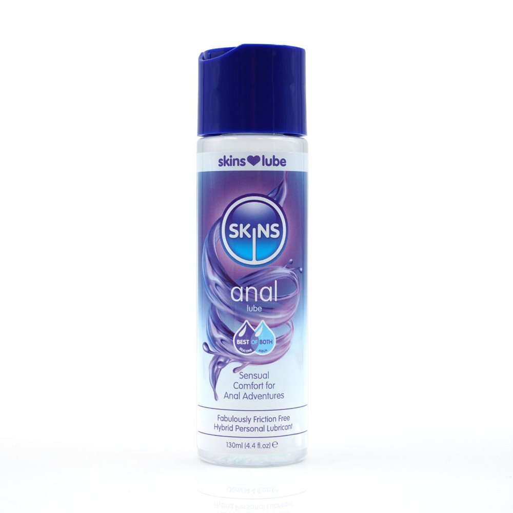 Skins Anal Hybrid Silicone and Water Based Lubricant 4.4 Fl Oz image 0 Skins Anal Hybrid Silicone and Water Based Lubricant 4.4 Fl Oz - Image 1