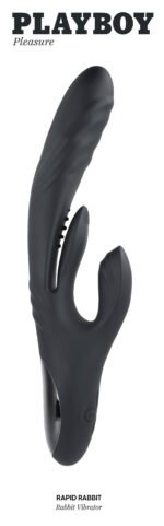 Playboy Pleasure - Rapid Rabbit - Vibrator - Black - Image 8