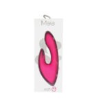 Leah USB Rechargeable Silicone 10-Function Rabbit Vibrator - Pink - Image 2