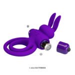 Pretty Love Vibrant Penis Ring III - Purple - Image 2