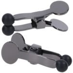 Merci - Nippers - Stainless Steel Nipple Clamps With Silicone Tip - Black - Image 5
