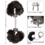 Ultra Fluffy Furry Cuffs - Black - Image 4