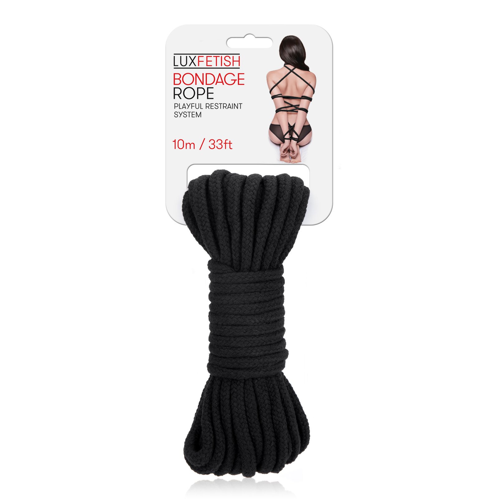 Bondage Rope 10m / 33ft - Black image 0 Bondage Rope 10m / 33ft - Black - Image 1