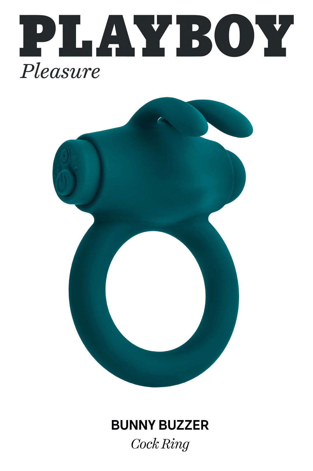 Playboy Pleasure - Bunny Buzzer - Cock Ring - Deep Teal image 0 Playboy Pleasure - Bunny Buzzer - Cock Ring - Deep Teal - Image 1