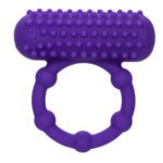 Silicone Rechargeable 5 Bead Maximus Ring - Purple - Image 5