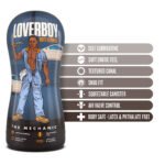 Loverboy - the Mechanic - Self Lubricating Stroker - Brown - Image 4