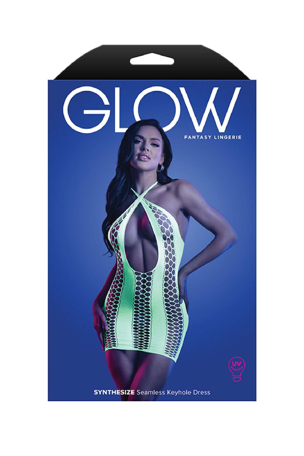 Synthesize Seamless Keyhole Dress - One Size - Neon Green image 0 Synthesize Seamless Keyhole Dress - One Size - Neon Green - Image 1