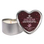 Hemp Seed 3 in 1 Massage Candle Crack the Whip 4.7oz - Image 2