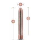 The Collection - Lattice - 7 Inch Rechargeable Vibe - Rose Gold - Image 3