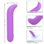 Bliss Liquid Silicone Mini G Vibe - Purple - Image 5